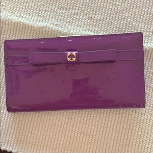 Purple Kate spade wallet